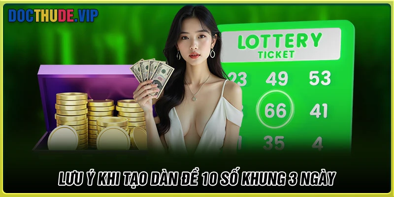 Lưu ý cần nhớ khi tạo dàn đề 16 số với khung 3 ngày