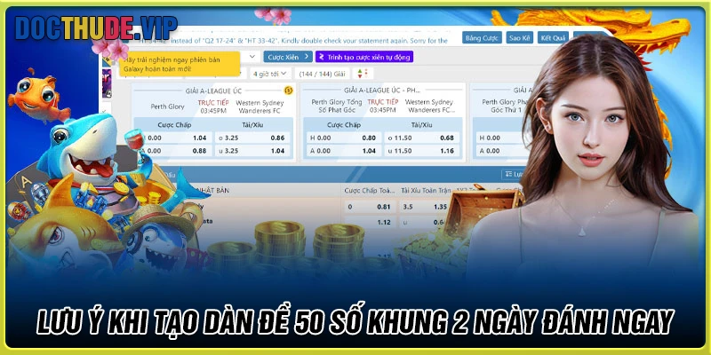 Lưu ý khi tạo Dàn de 50 số khung 2 ngày cho tân thủ
